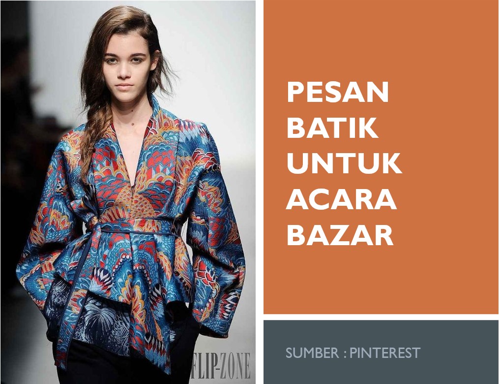 Seragam Batik Untuk Acara Bazar