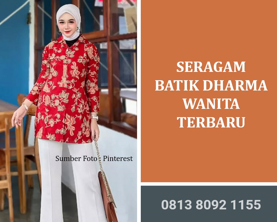 seragam batik dharma wanita terbaru