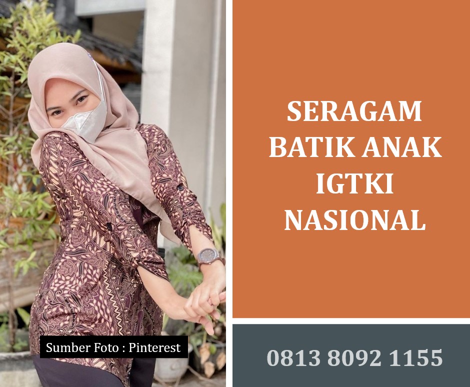 Seragam Batik Anak IGTKI Nasional: Membangun Identitas Bangsa Sejak Dini