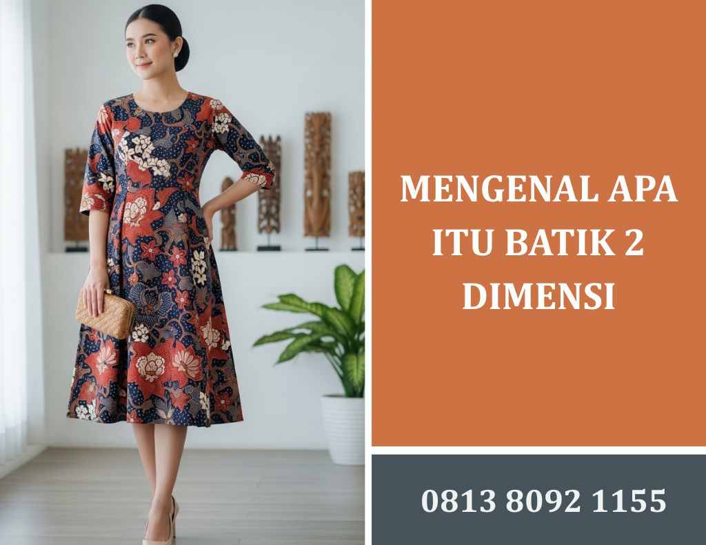 Mengenal Apa itu Batik 2 Dimensi
