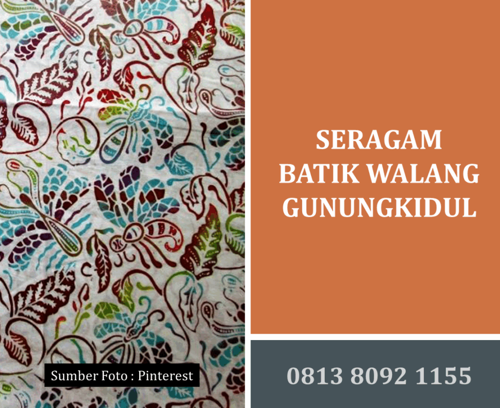 Seragam Batik Walang Gunungkidul: Keindahan dan Keunikan Khas Daerah Istimewa