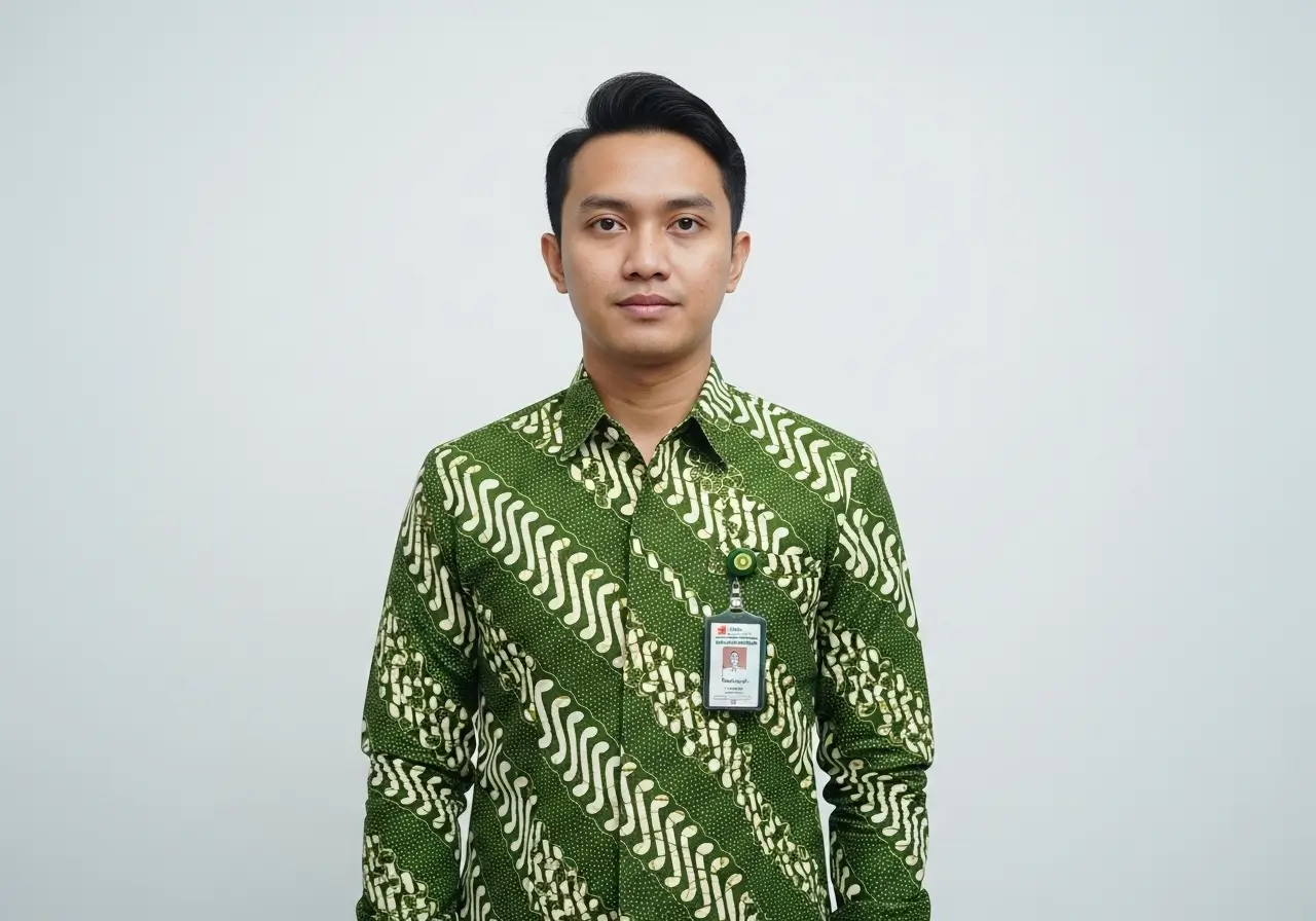 Seragam Batik Warna Hijau 