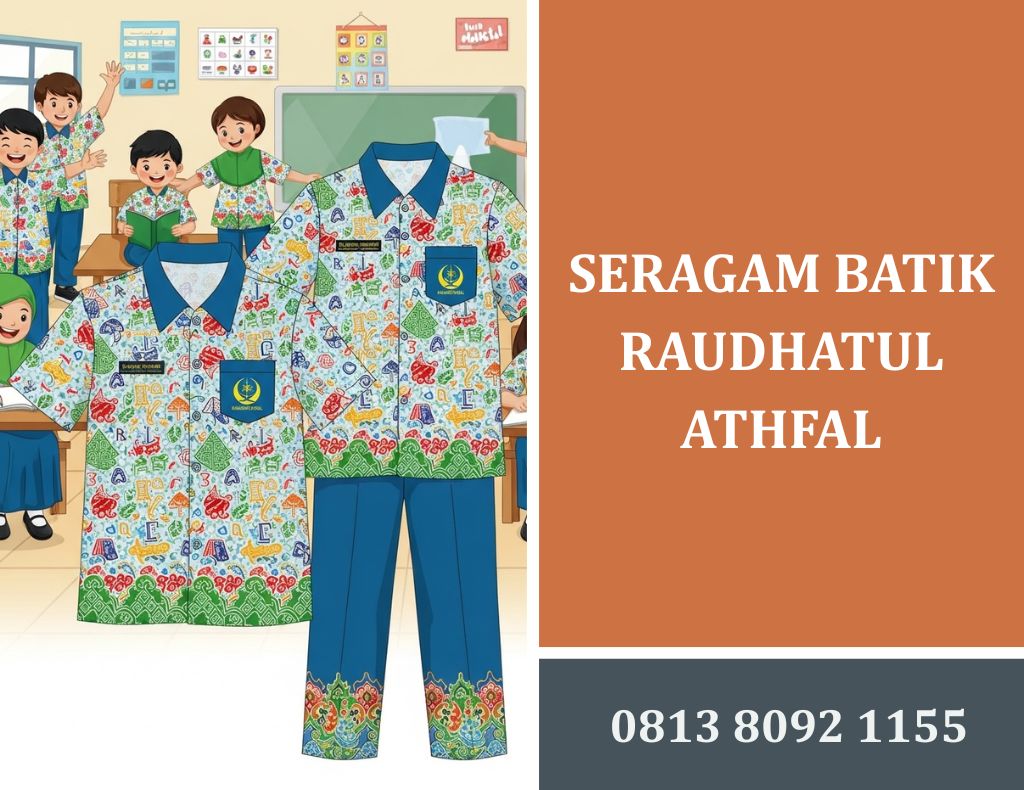 Seragam Batik Raudhatul Athfal yang Nyaman untuk Anak Usia Dini