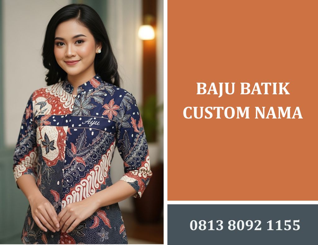 Baju Batik Custom Nama: Solusi Tampil Beda dan Profesional