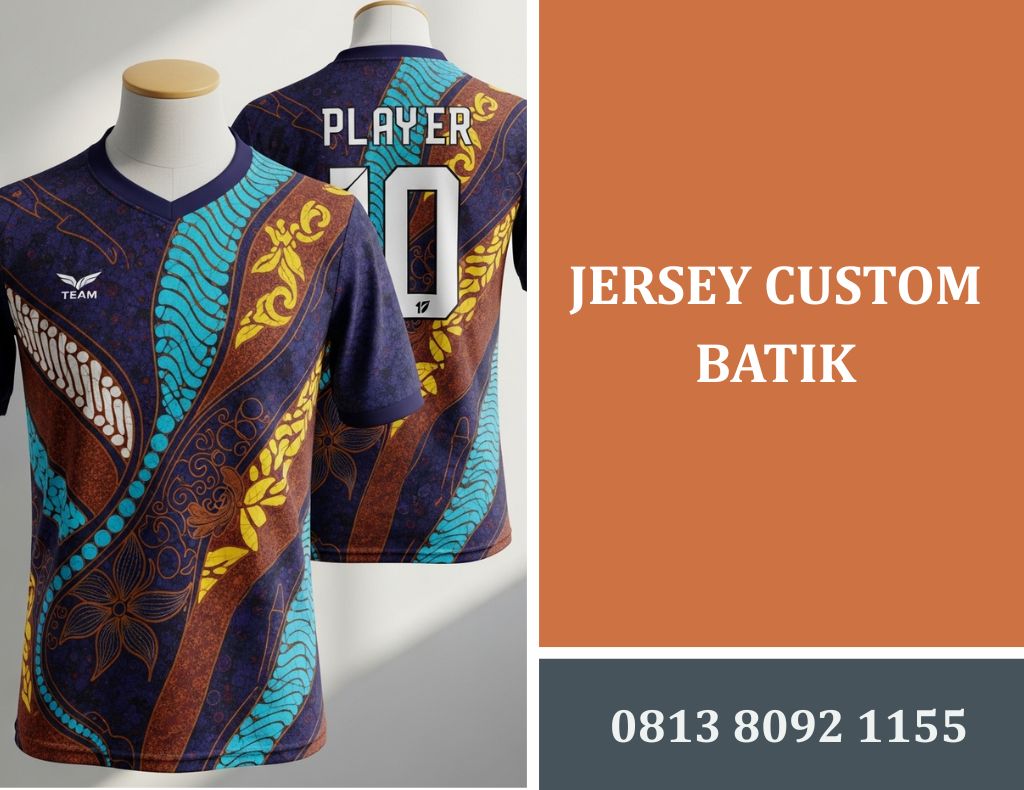 Buat Jersey Custom Batik Tampil Beda dan Profesional Bersama Arnala