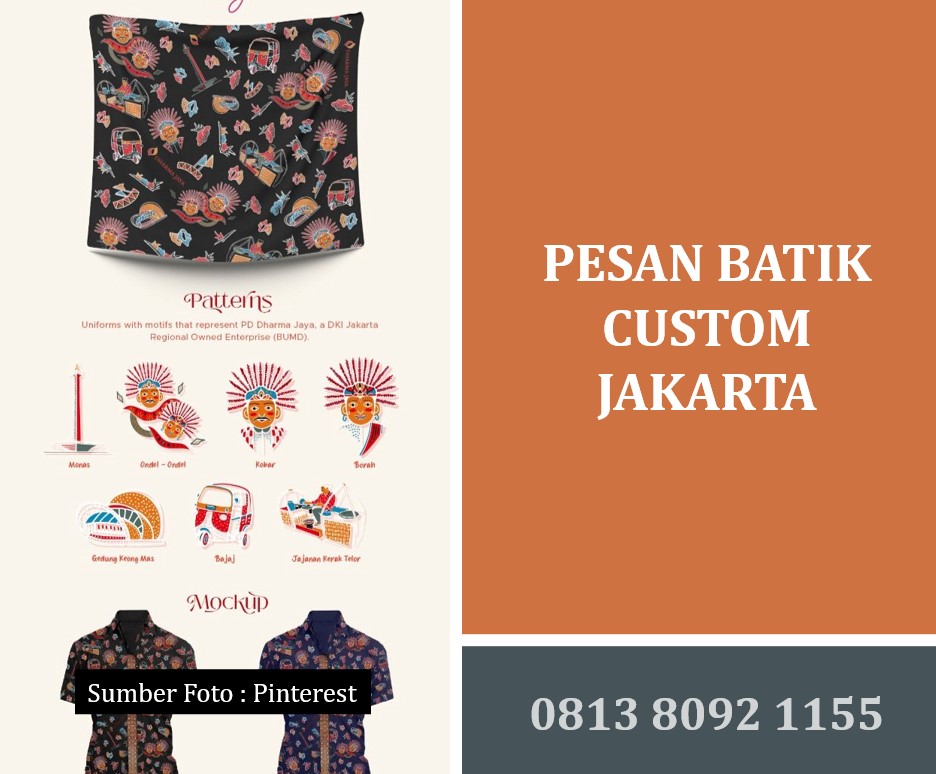 Pesan Batik Custom Jakarta