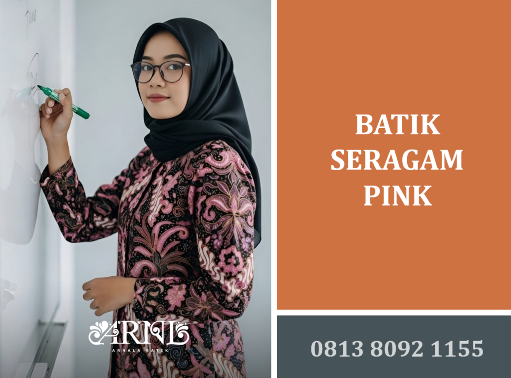 Batik Seragam Pink