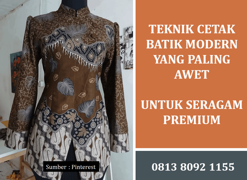 Teknik Cetak Batik Modern yang Paling Awet untuk Seragam Premium