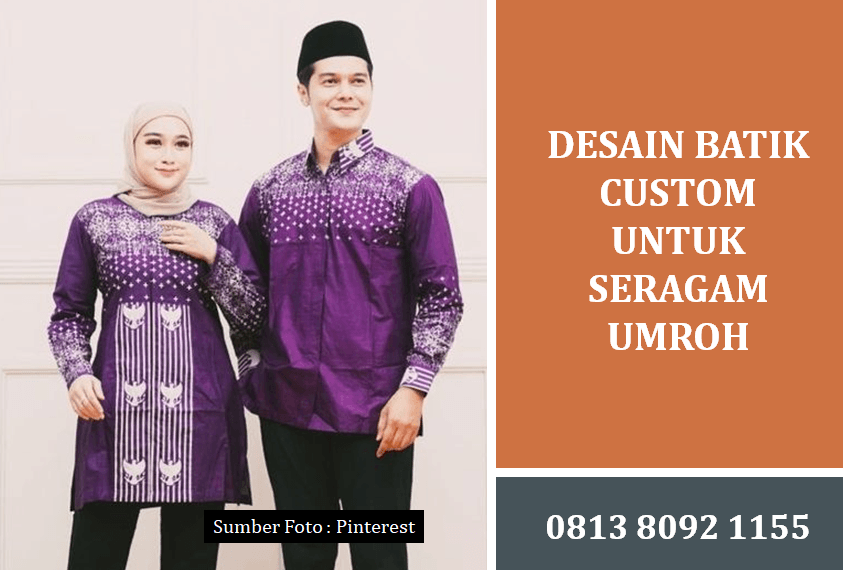 Desain Batik Custom untuk Seragam Umroh Terbaik dan Modern